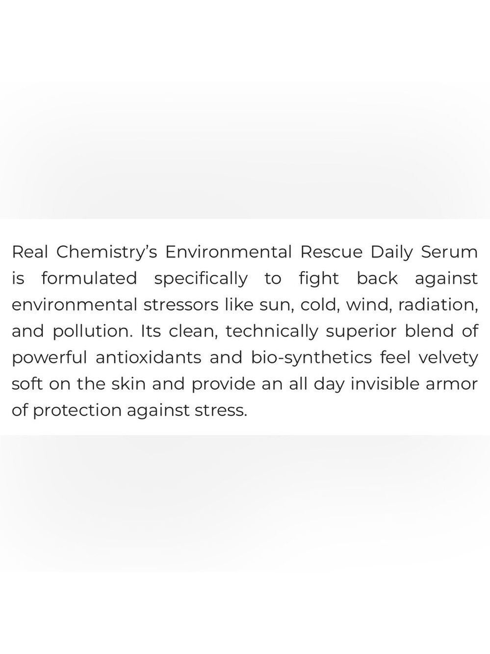 Real Chemistry Environmental Rescue Essential Daily Serum - Picture 3 of 10